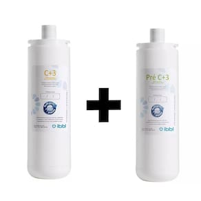 Kit refil filtro ibbl c+3 + refil pré c+3 modelo