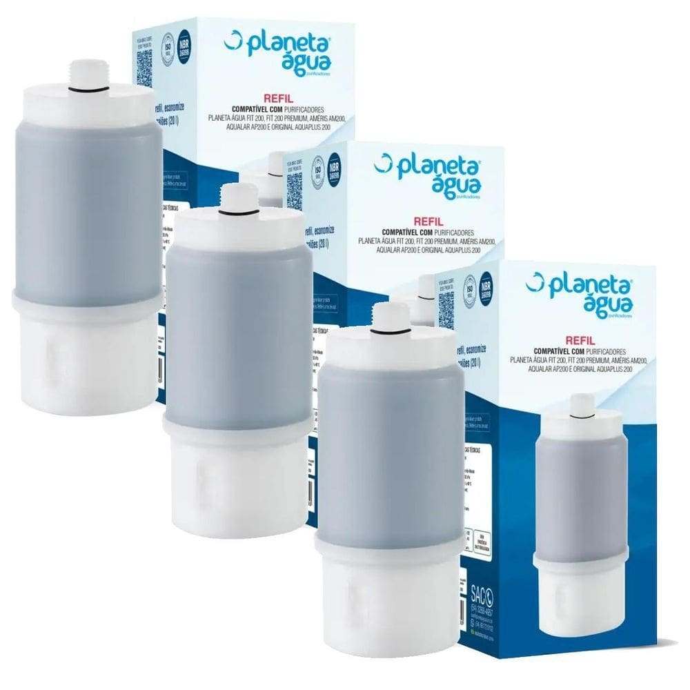 Filtro refil vela 3m aqualar ap200 - kit com 3