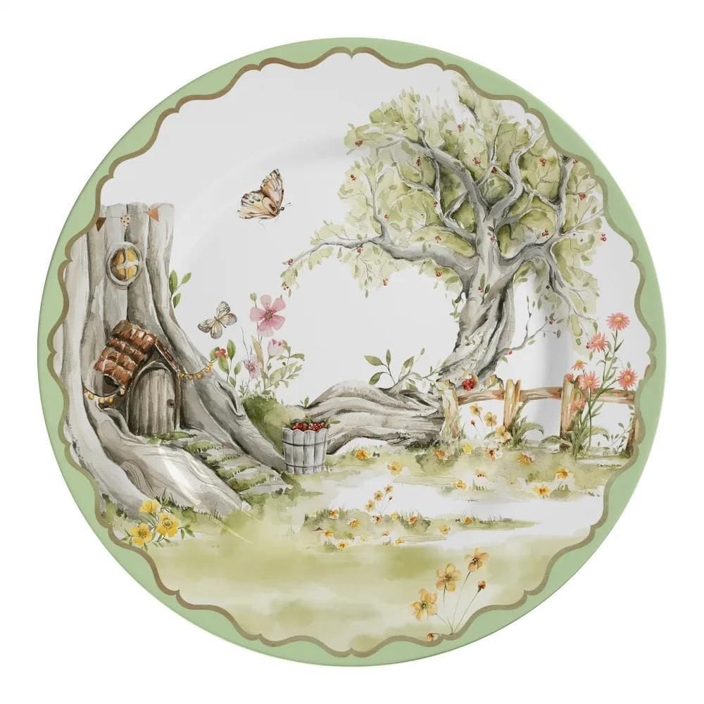 Jogo de pratos raso pascoa magic easter alleanza c/6 und 1