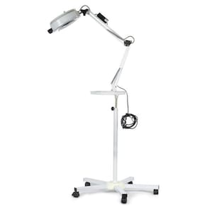 Exaustor luminária led tripé e bandeja estética estek bivolt