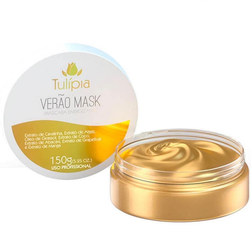 Máscara facial verão mask 150g tulípia hidratação anti rugas