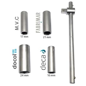 Kit Chaves Ferramenta Registro Pressão Deca Docol Fabrimar MVC - 3338k160