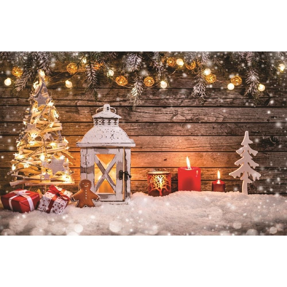 Fundo Fotográfico Em Tecido Natal 2,80X1,50