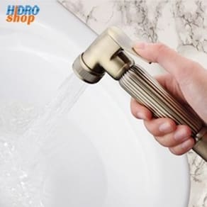 Ducha Higiênica Gatilho Frisado Luxo Ouro Velho - F244