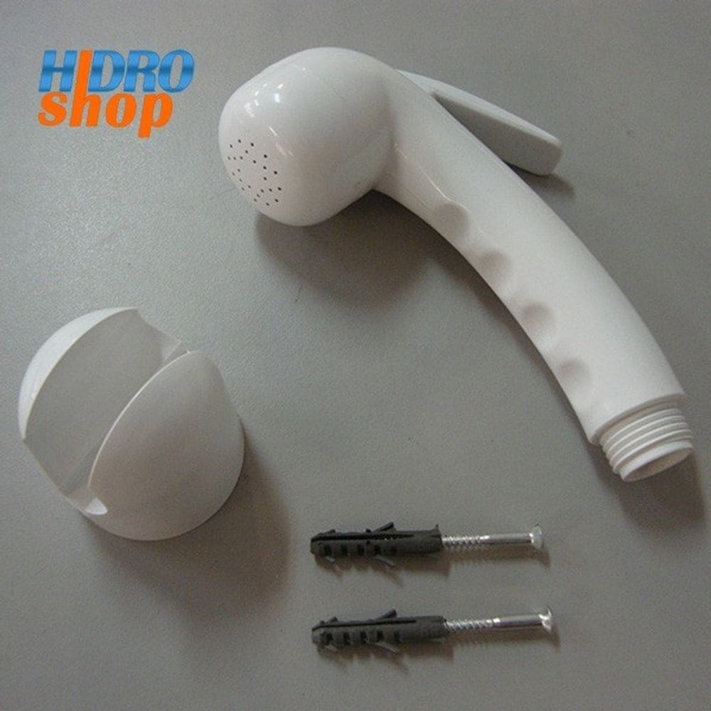 Duchinha Gatilho para Ducha Higiênica Branco Com Suporte 1/2\" - 2300933