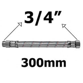 Flexível 3/4 MxF Aço Inox 300mm - 250113