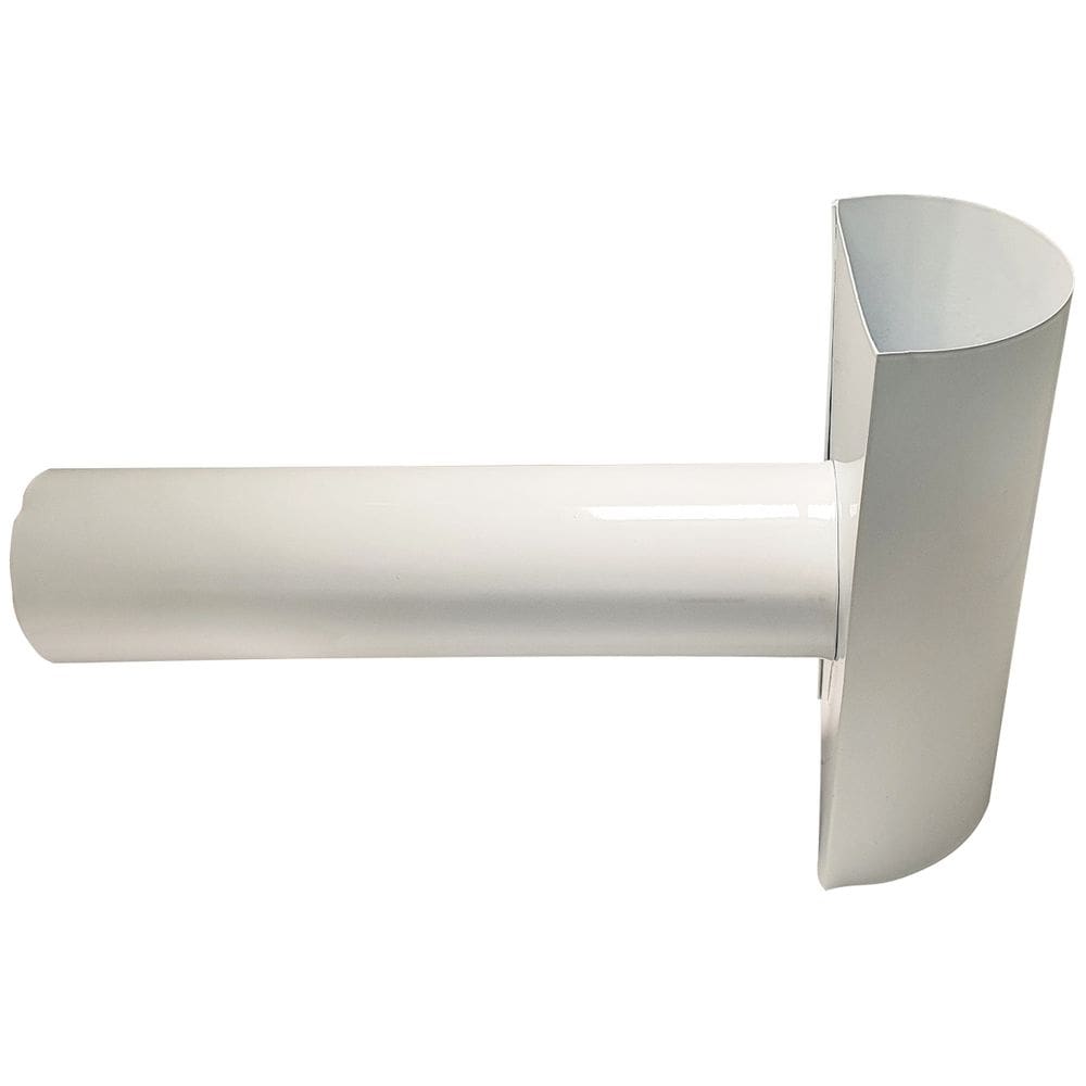 Chaminé Tipo T Ventilante Branco para Duto de 80 mm - TEE080X300BR