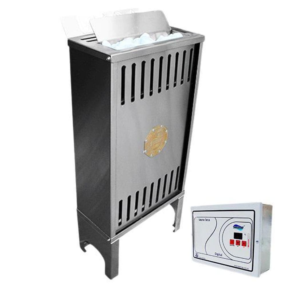 Sauna Seca 6Kw Bifasica 220V Com Comando Digital Impercap