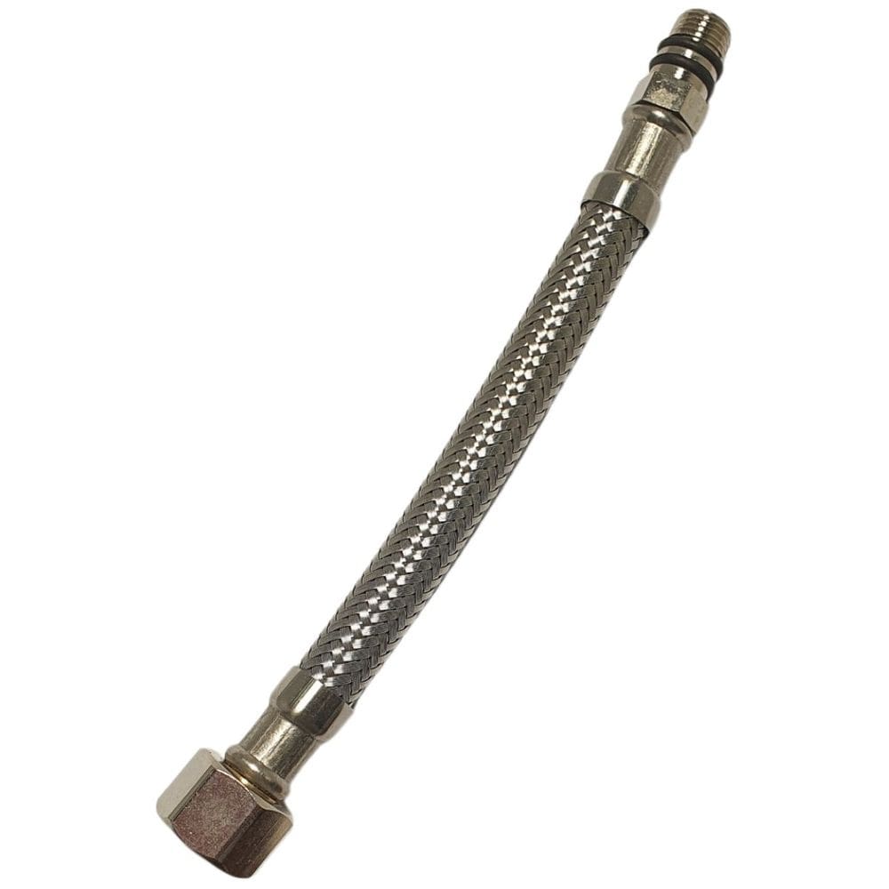 Flexível m10 x m15 x 150mm Malha de Aço para Monocomando Lorenzetti - T115