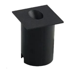 Balizador Quadrado Embutir Interno Preto Ip20 3W 3000K Luz