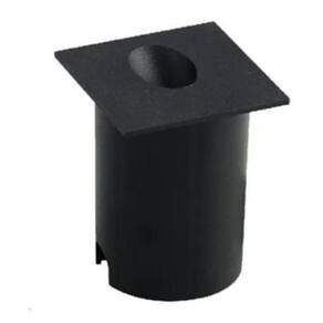 Balizador Quadrado Embutir Interno Preto Ip20 3W 3000K Luz
