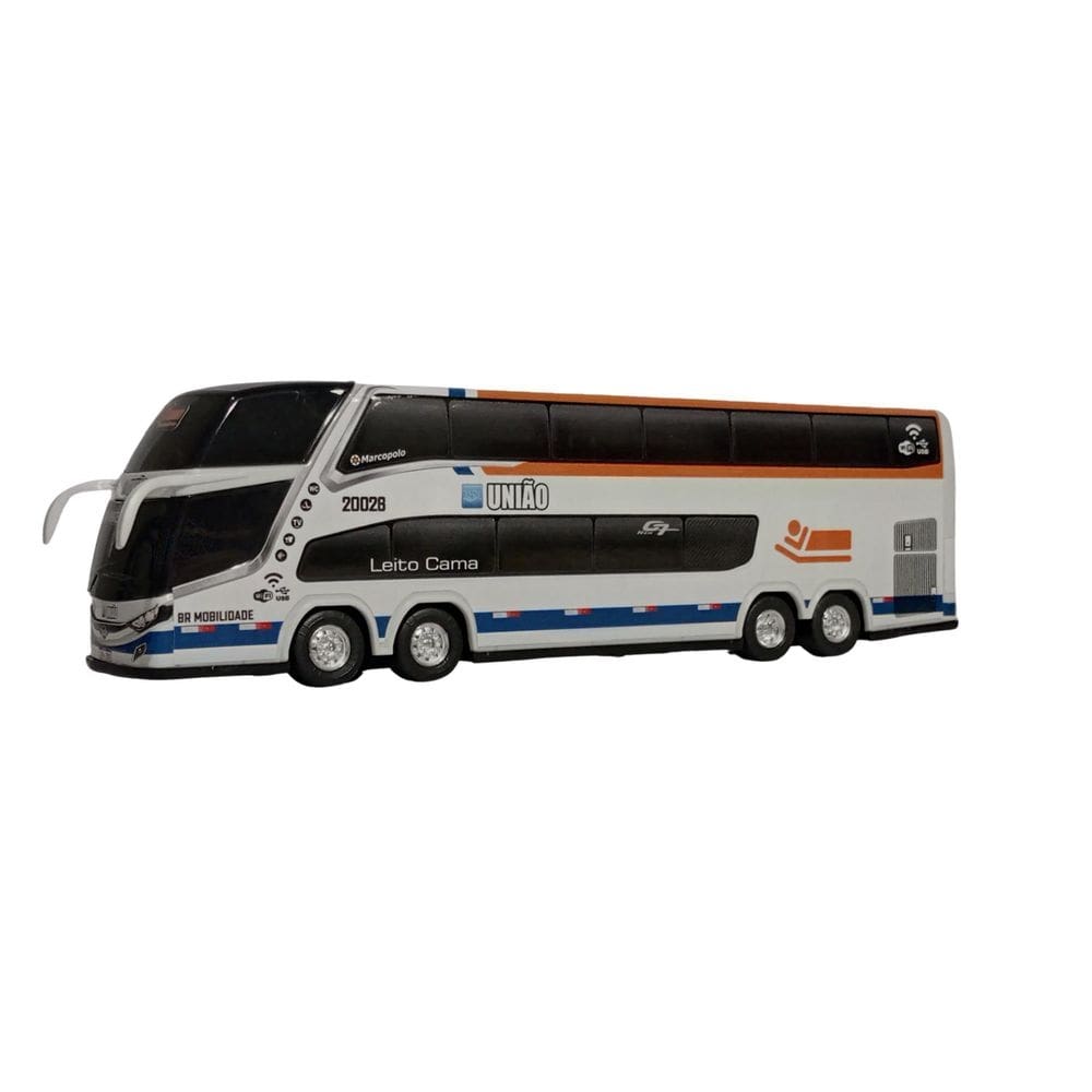 Brinquedo ônibus miniatura união 2 1800 dd