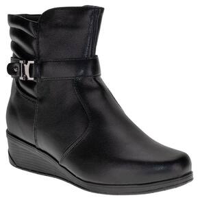 Bota Feminina Mooncity Cano Baixo Salto Baixo