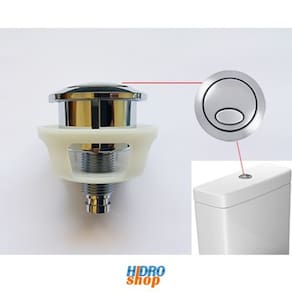 Botão Cromado Duplo Acionamento Caixa Acoplada Deca - 1100SI1401
