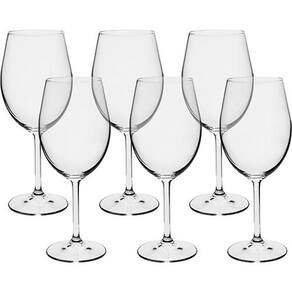 Jogo 6 taças de água gastro 580ml cristal bohemia