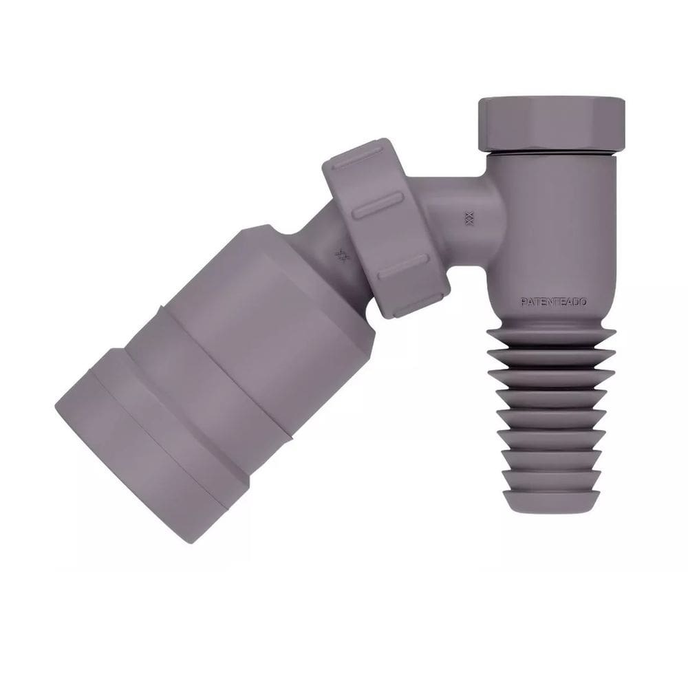 Adaptador Para Maquina De Lavar Articulado 45° Ou 90° Blukit - 030448