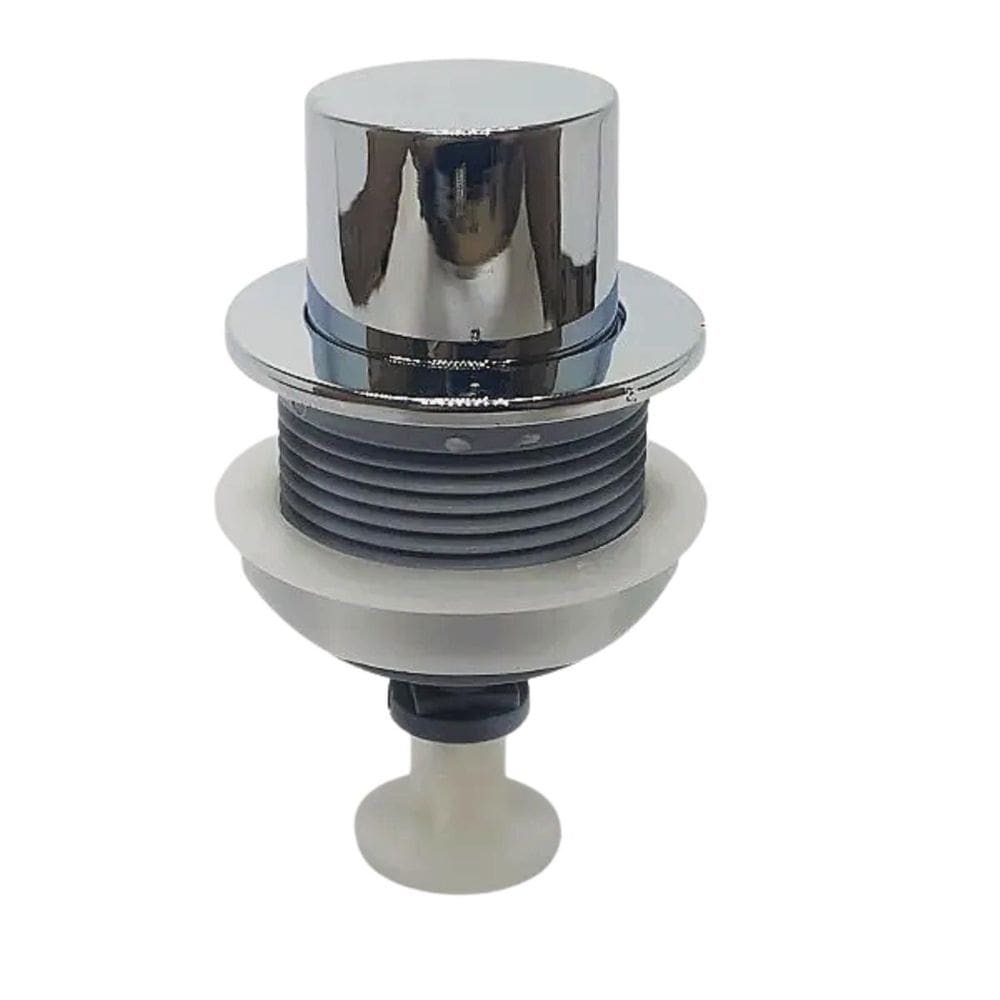 Botão Elevado para Caixa Acoplada Cromado - MB2E