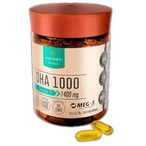Omega 3 dha 1000 ultra concentrado nutrify 60 cps -