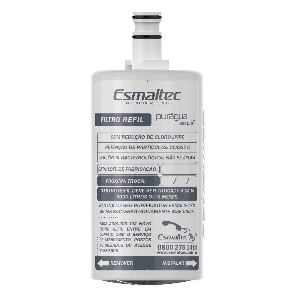Filtro purificador para bebedouro esmaltec acqua 7