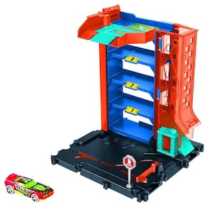 Pista hot-wheels estacionamento no centro da cidade - mattel