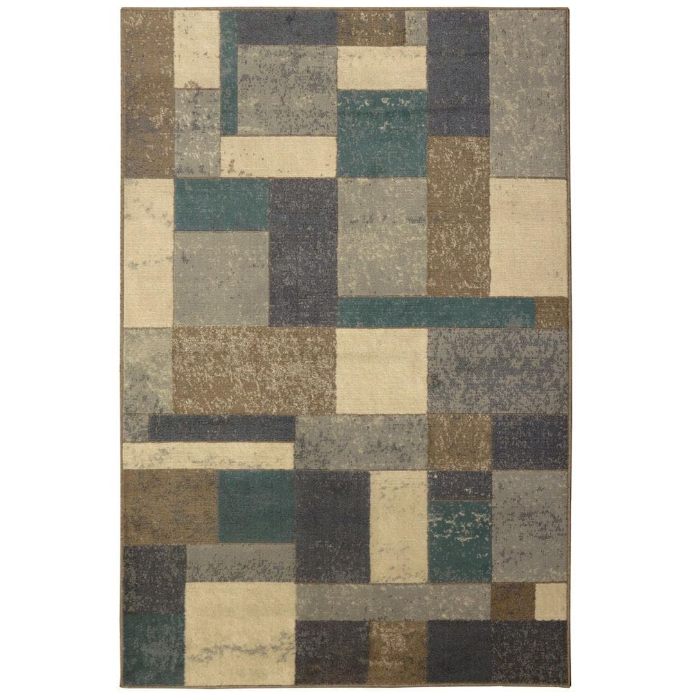 Tapete Capri 5771 Geometrico 1,50X2,00M 150X200Cm Turquesa