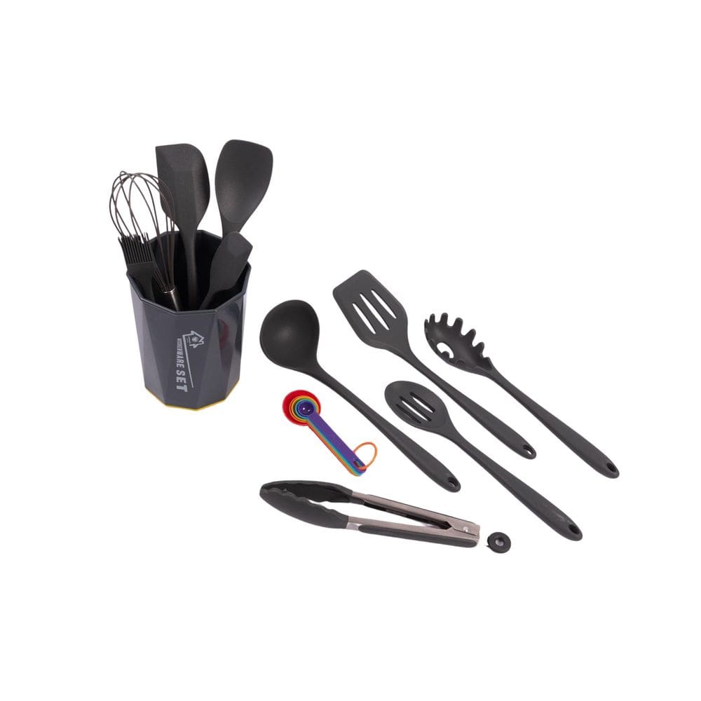Kit C/11 Peças Utensílios De Cozinha Silicone