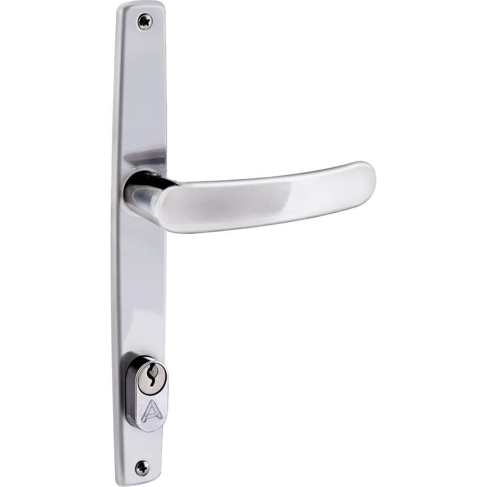 fechadura entrada com acionamento inox polido alianca