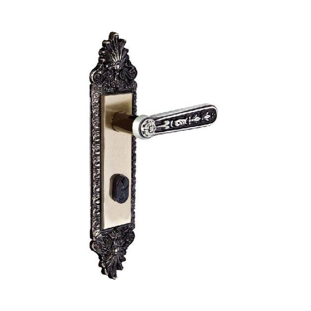 fechadura entrada colonial alavanca s40mm latonado alianca