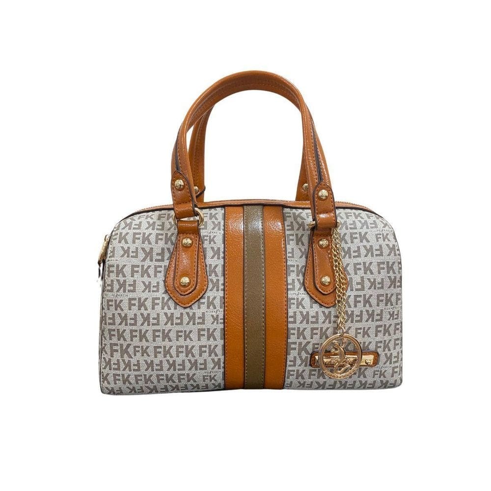 Bolsa Bowling Grande Fellipe Krein Fk418 Caramelo