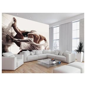 Papel De Parede 3D Arte Mulher Sexy Lingerie 3,5M Tra162