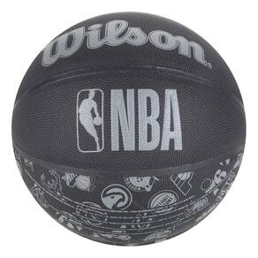 Bola De Basquete Preta Wilson Nba All Team Black Tamanho 7