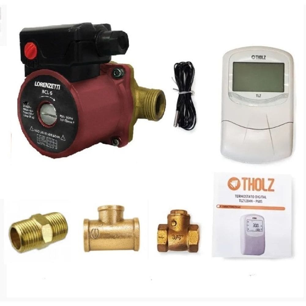 Kit Recirculação Água Quente Aquecedores acumulação boiler 220v - P220K200