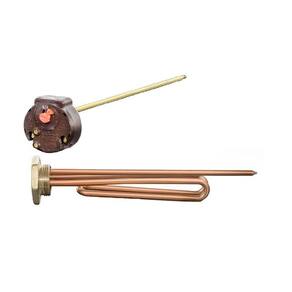Resistência 2000w 220v e Termostato Thermowatt Aquecedores Cumulus Kent Etc - KITRT2000