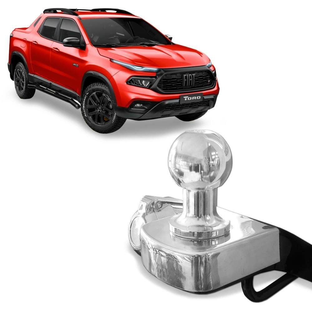 Engate Reboque Fiat Toro 2016 a 2023 4x2 Rabicho Fixo 500kg