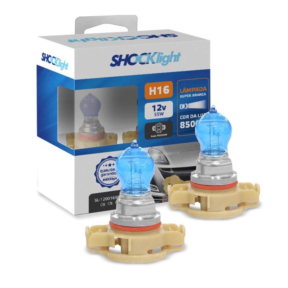 Lâmpadas Halogena Super Branca H16 24w PSX24W 1650 8500K