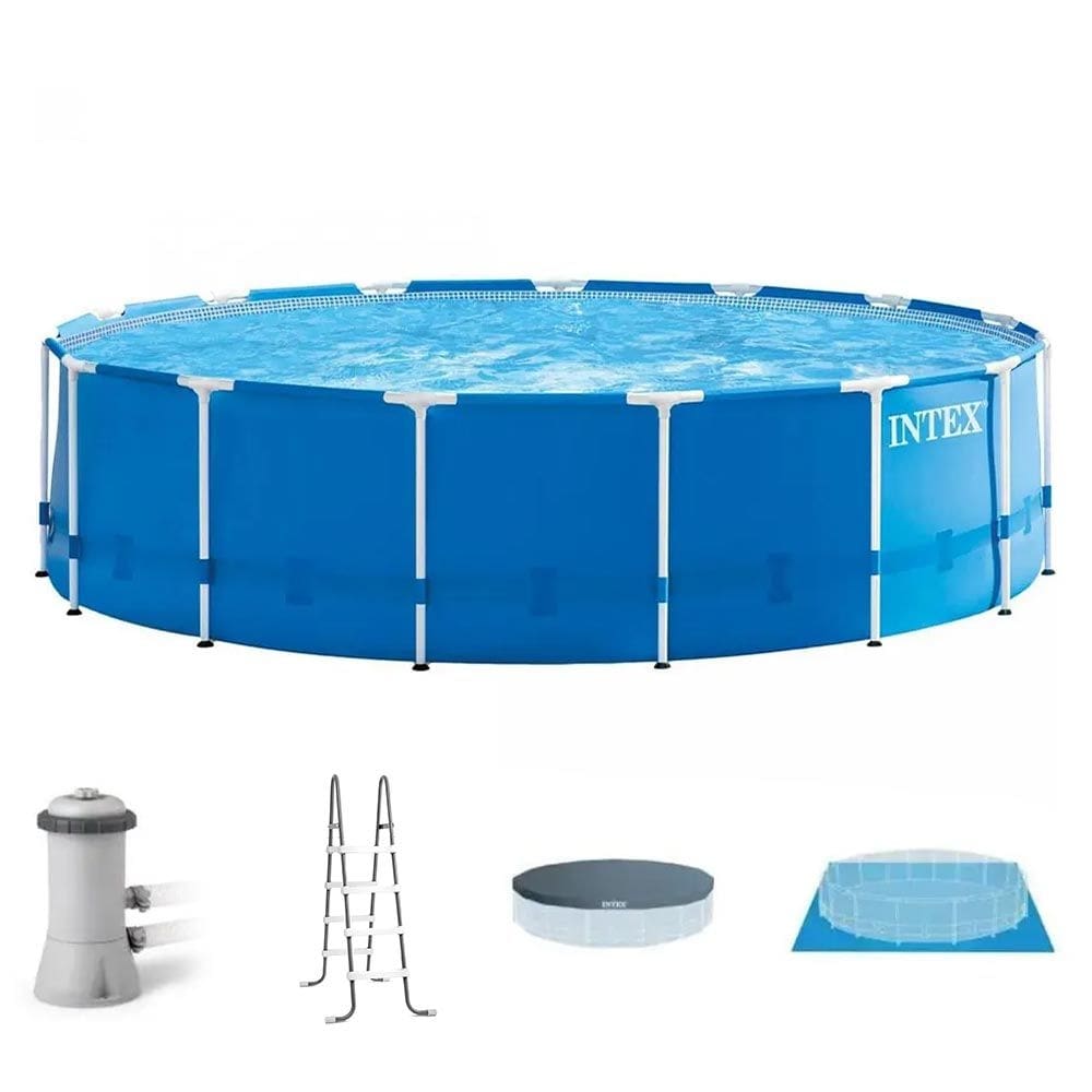 Kit Completo Piscina Intex 16.805 Litros Estrutural Armação