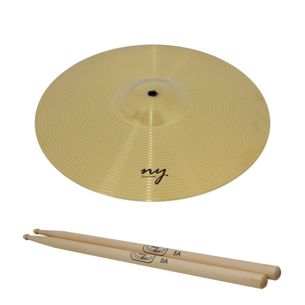 Prato de Ataque para Bateria 18” + Baqueta 5A Maple New York