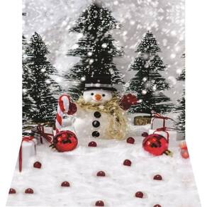 Fundo Fotográfico Newborn Em Tecido Natal 1,50X2,20