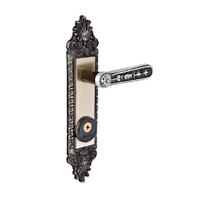 fechadura tetra colonial alavanca s40mm latonado alianca