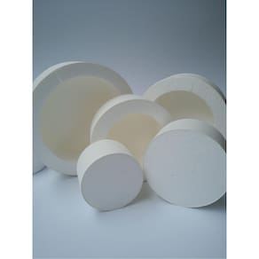 Bolo fake    isopor com eva sem emenda 5and  branco