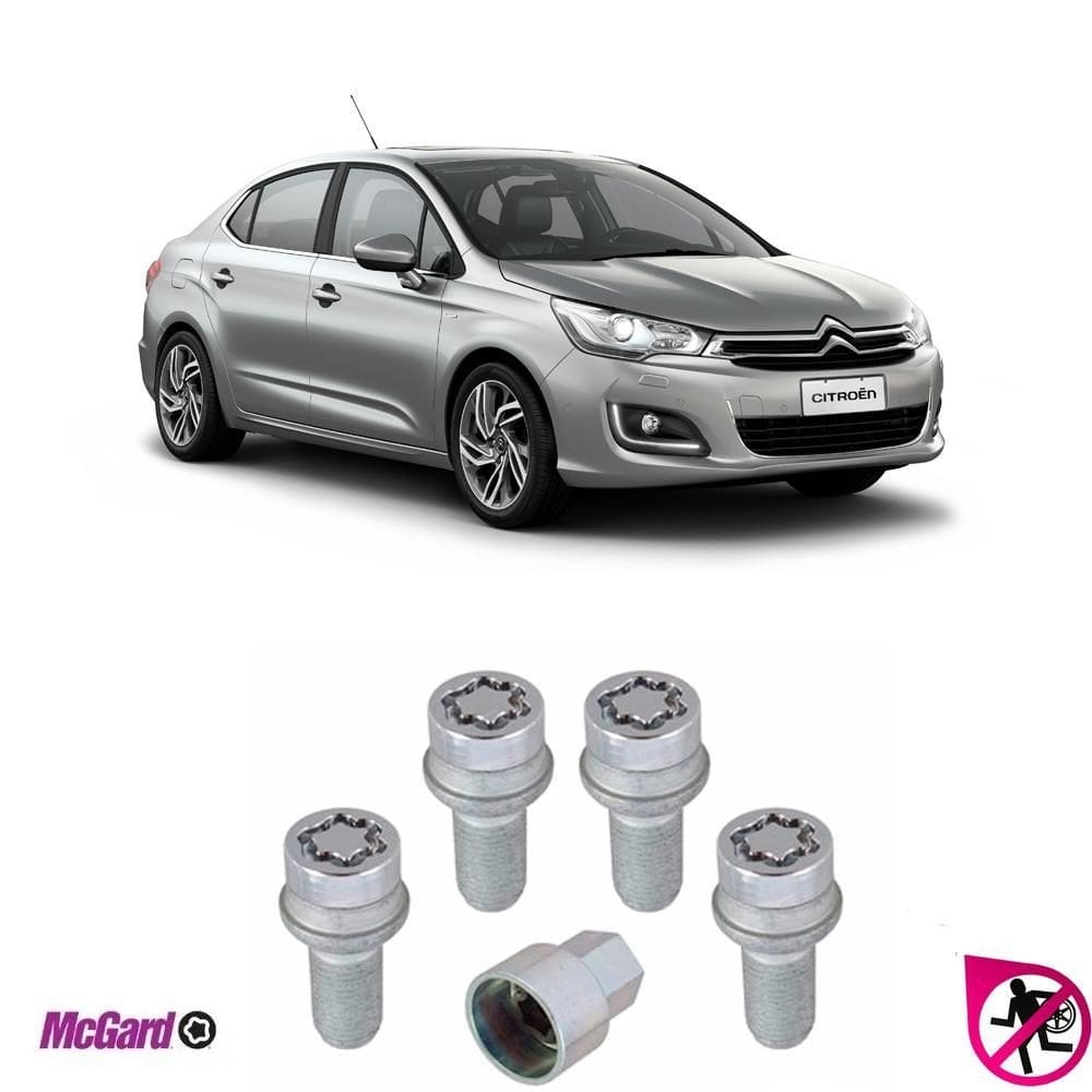 Kit parafuso trava antifurto roda citroen c4 lounge