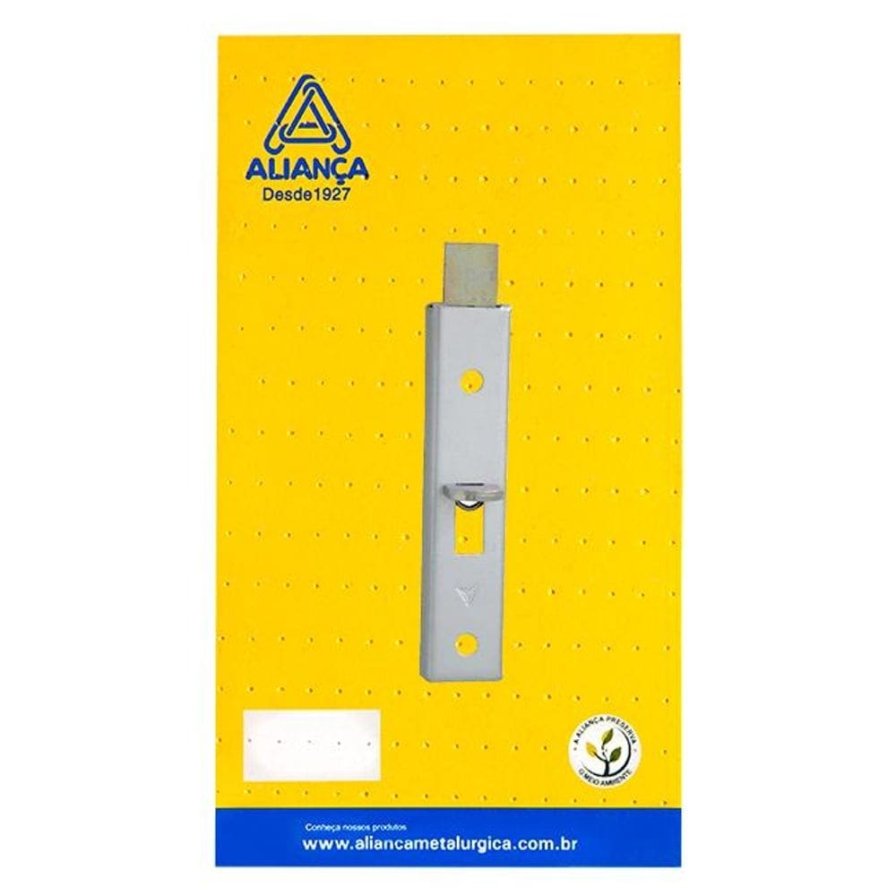 cartela trinco de moveis 70mm bicromatizado alianca