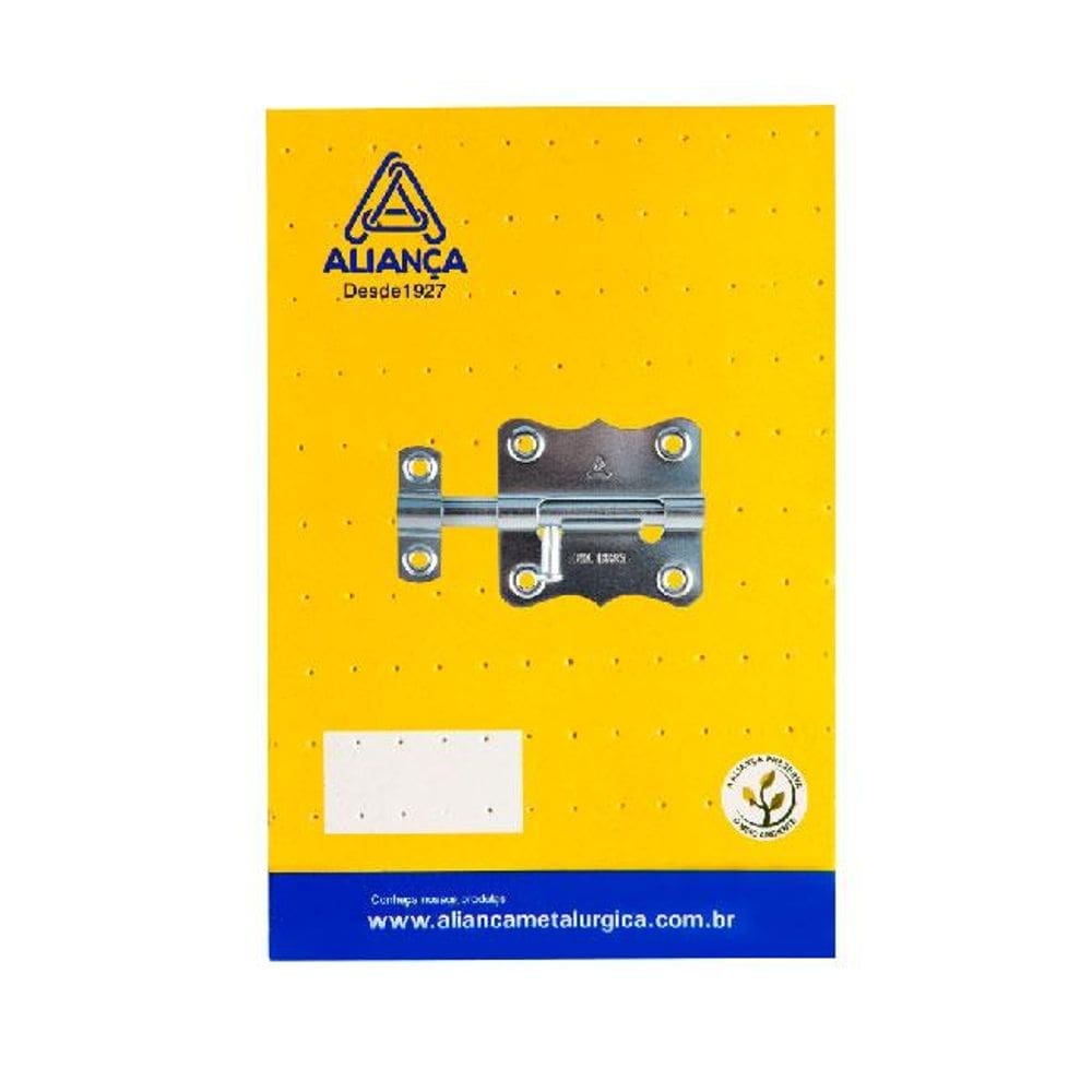 cartela tarjeta fio redondo zincado 51mm alianca