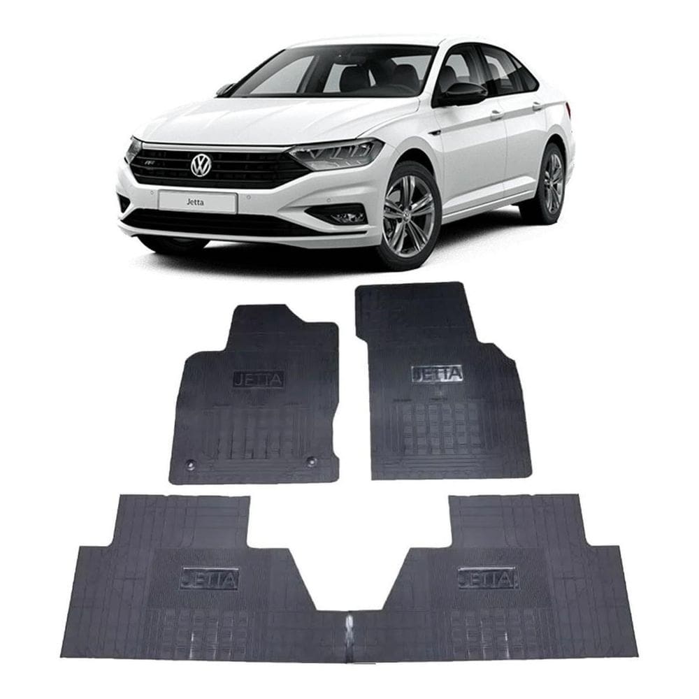 Jogo tapete interno reforçado vw jetta 2019 em diante preto especifico