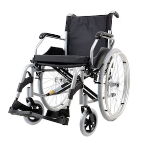 Cadeira de rodas dellamed d600 dobrável até 120kg