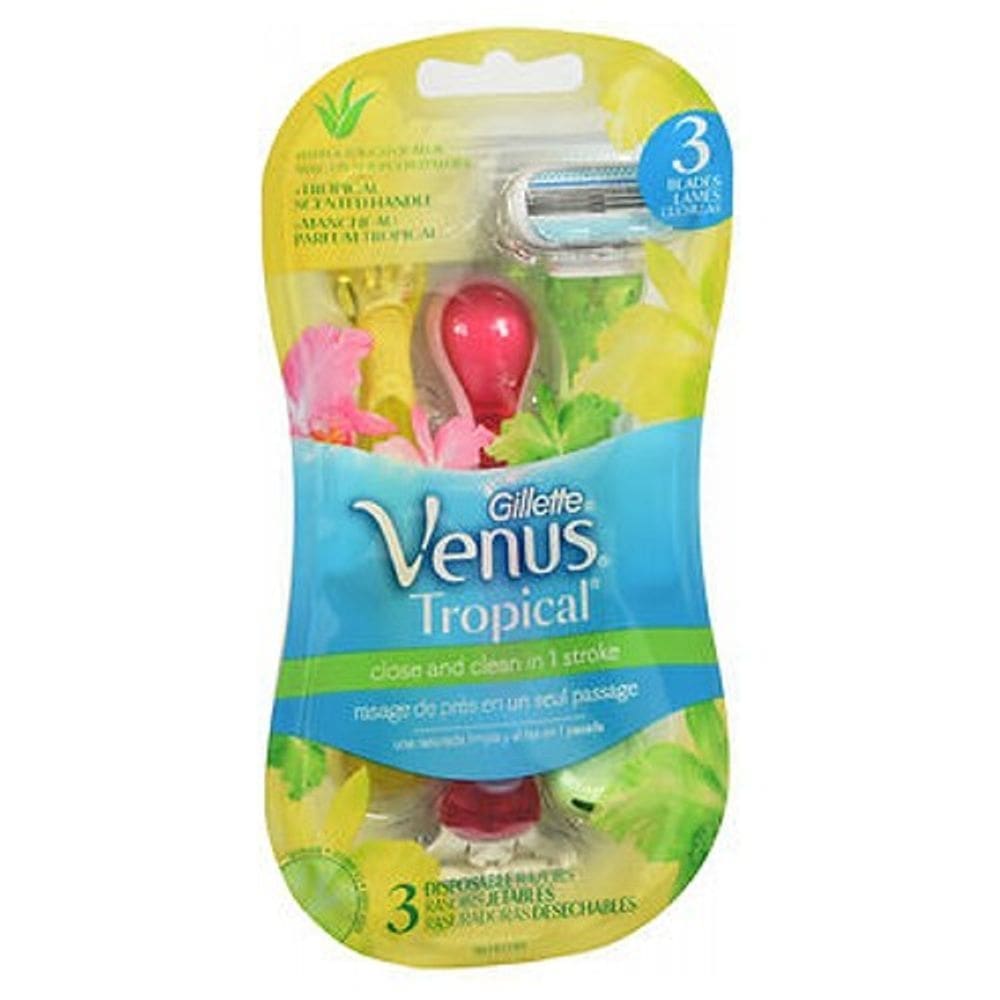 Gillette Venus Tropical Descartáveis Lâminas 3 cada por Gillette