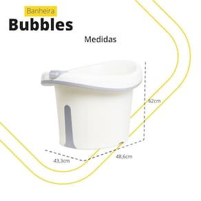 Banheira Bubbles Safety 1st - Grey