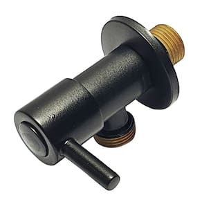 Registro Ducha Higiênica Sem Derivação 1/4 Volta Preto Fosco - 200205PT