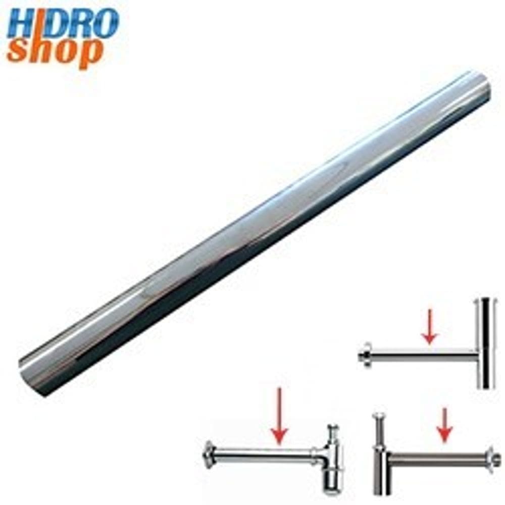Tubo Saída Longo Sifão Deca 1.1/2" 50 Cm Cromado - 4204161