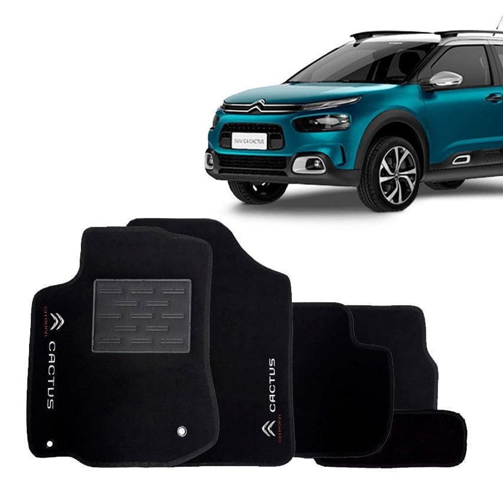 Tapete automotivo citroen cactus carpete somente forração